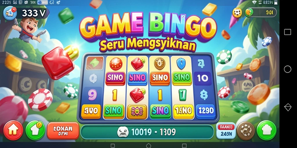 Tampilan gameplay Bingo yang seru dan menarik di 333V.