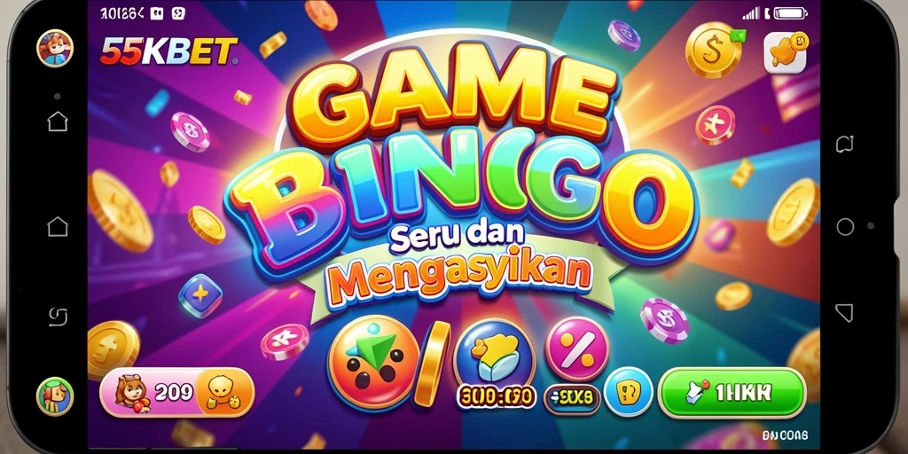 Screenshot gameplay Bingo 55KBET yang menampilkan keseruan dan tantangan.