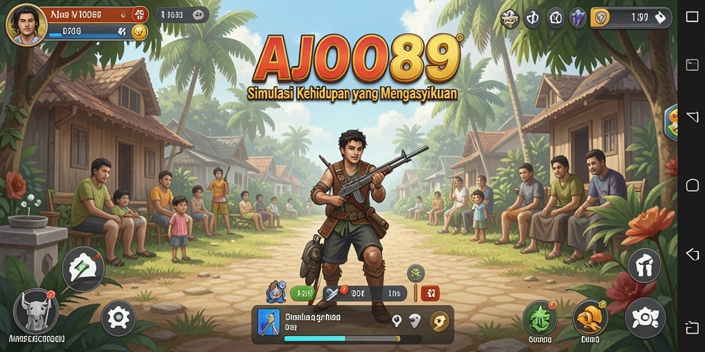 Tampilan menarik dari gameplay AJO89 yang penuh dengan simulasi kehidupan.