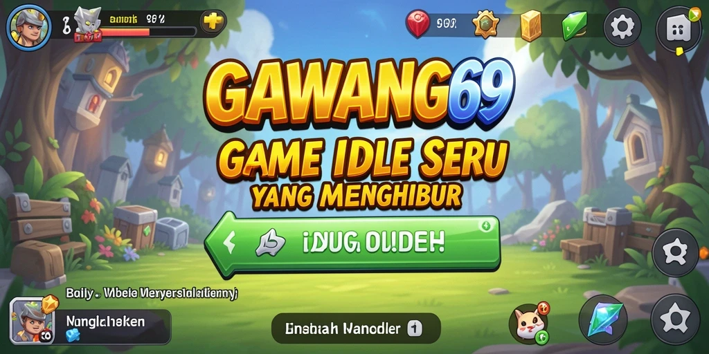 Tampilan gameplay GAWANG69 dengan elemen Idle yang menarik.