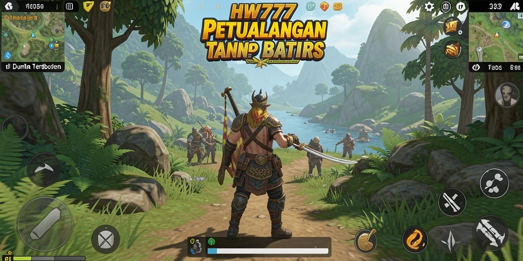 Tampilan mendalam gameplay Open World HW777 dengan petualangan seru.