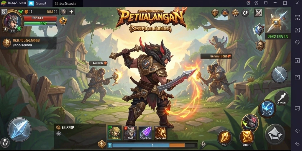 Tampilan gameplay ARPG yang mendebarkan dan aksi kelas atas.