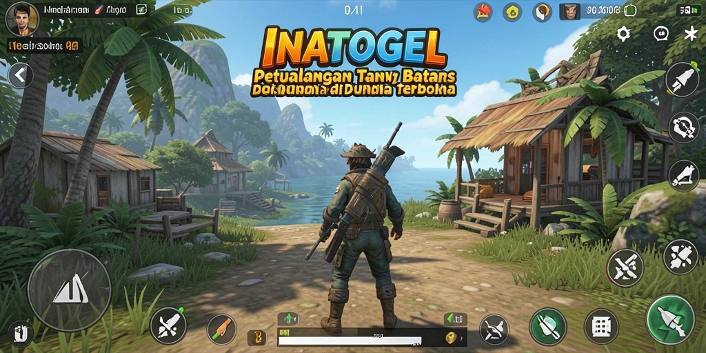 Tangkapan layar gameplay yang menunjukkan dunia terbuka yang luas.