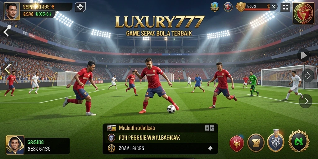 Screenshot gameplay <strong>LUXURY777</strong> yang menampilkan aksi mendebarkan di lapangan.
