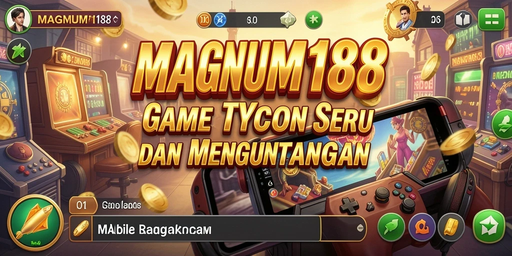 Tampilan gameplay MAGNUM188 dengan elemen Tycoon yang menarik.