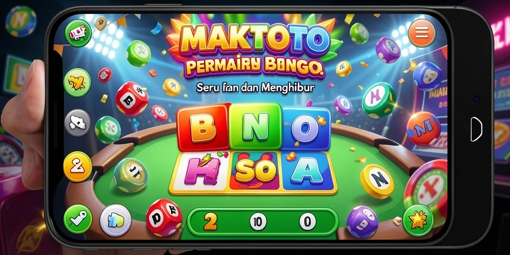 Tampilan gameplay MAKTOTO yang menarik dan penuh warna.