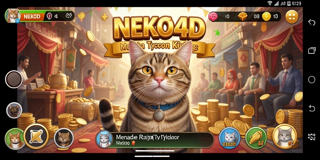 Tampilan gameplay NEKO4D yang menarik dan interaktif.