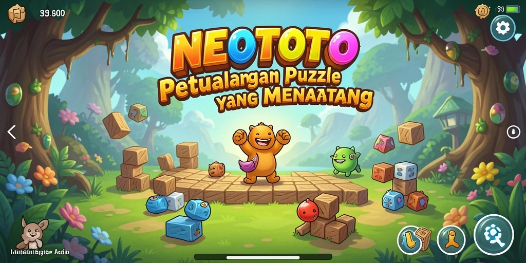 Tampilan menarik dari gameplay Puzzle di NEOTOTO.