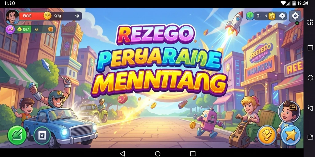 Tampilan gameplay seru dengan berbagai tantangan menarik.