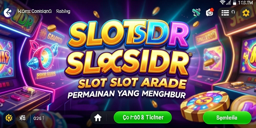 Tampilan grafis SLOTSIDR yang menarik saat bermain slot.