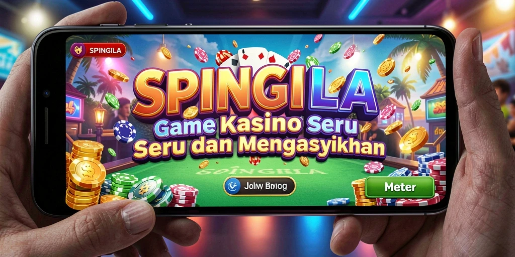 Tampilan gameplay SPINGILA yang seru dan menarik.