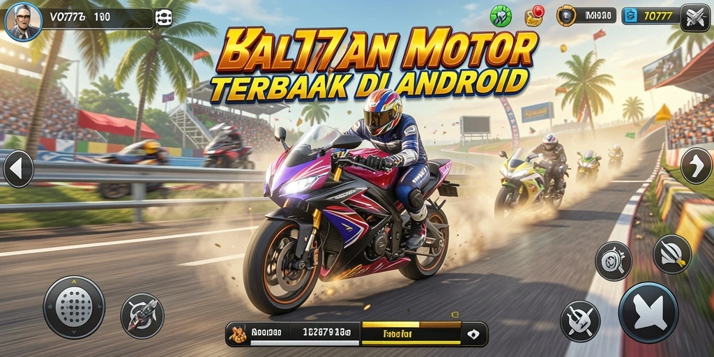 Gameplay menegangkan balapan motor di VO777